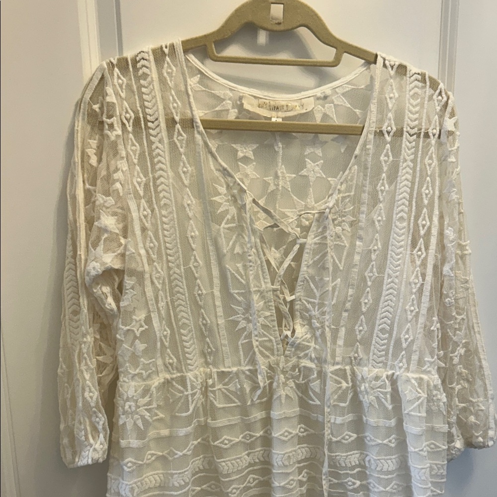 Jen's Pirate Booty Ivory Lace Dress L